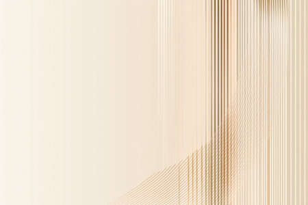 A series of vertical lines form a soft gradient from beige to cream, creating an elegant and textured abstract design.の素材