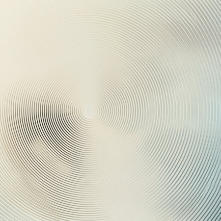 Soft concentric circles create a soothing visual effect in muted tones, emphasizing a minimalist approach to modern digital art.の素材