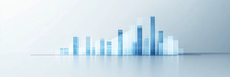 Data analysis shows a stark contrast between initial low sales figures and subsequent exponential growth in performance over time.の素材