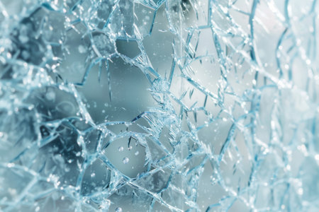 Sparkling clean glass surface reflects light, emphasizing its clarity and shine, perfect for showcasing products and services for cleaning and maintenance.の素材