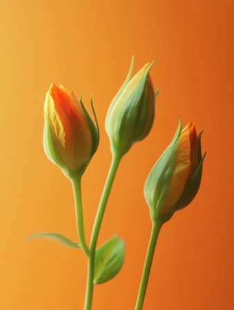 Witness the rapid transformation of plants as they grow from seed to vibrant harvest, featuring rich colors and elegant motion over time.の素材