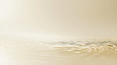 Gentle ripples dance across a calm water surface, capturing subtle reflections and evoking a sense of tranquility in a minimalist environment.の素材