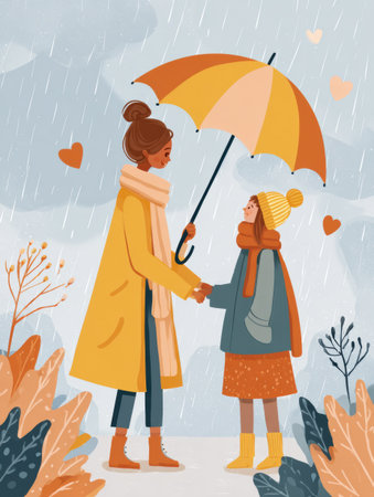 Enjoy inspiring ideas for random acts of kindness that can brighten someones day, even in the rain, while fostering connections and goodwill.の素材