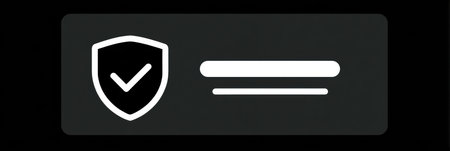 A security warning popup appears on a transparent dashboard with clear space on the left, indicating a potential issue that needs attention.の素材
