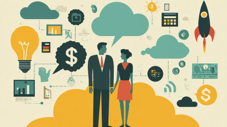 Explore diverse funding options for small businesses with this infographic, offering key resources and insights for aspiring entrepreneurs.の素材