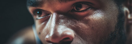 A determined athlete exhibits intensity and focus, preparing for a shot in a bustling basketball arena, highlighting the competitive spirit of sports.の素材