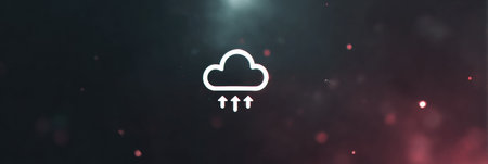Visual representation of data being stolen from a cloud icon, characterized by animated arrows in a minimalistic layout for clear communication.の素材