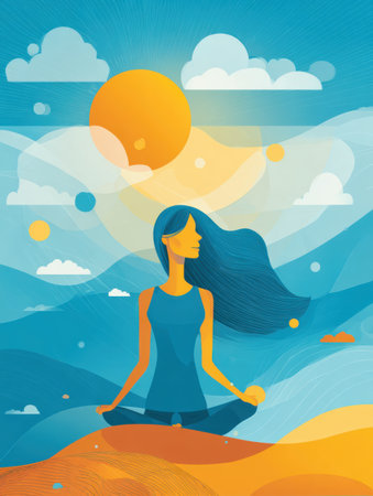 Explore techniques for being present without the urge to fix everything.の素材