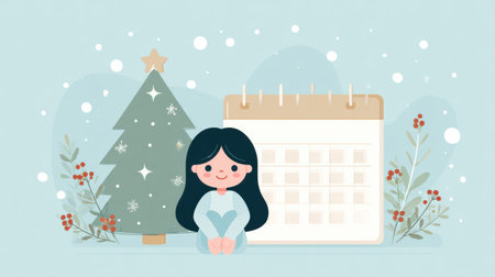 Discover how to design a joy-centric calendar for each month featuring fun activities and mindful practices to boost happiness during the year.の素材