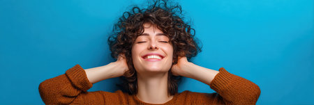 Smiling brings numerous benefits to both body and mind, promoting happiness and reducing stress in daily life. Enjoy the simple power of a smile.の素材