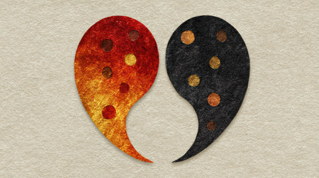 This artwork features a warm textured design illustrating the semicolon tattoo project, symbolizing hope and resilience in mental health advocacyの素材