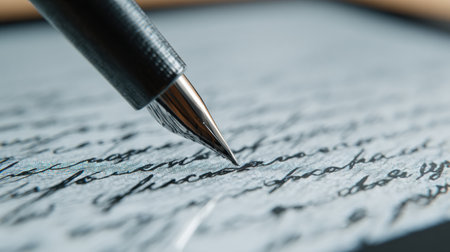 A digital pen creates precise strokes on a tablet, highlighting the versatility of modern digital writing tools.の素材