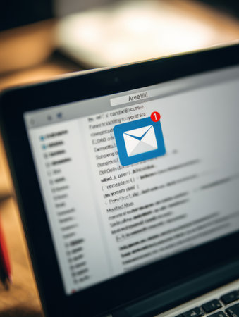 Inbox displays a phishing email highlighted for user awareness, emphasizing the importance of identifying potential online threats effectively.の素材