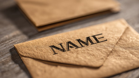 Mismatched name and email on envelopes suggest fraudulent activity in business communications, emphasizing the need for vigilance in verifying details.の素材