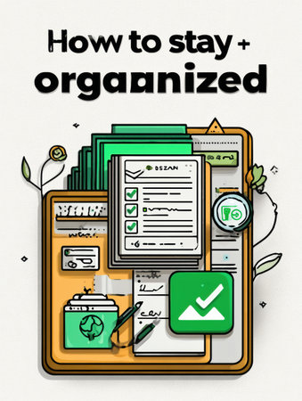 Methods for increasing productivity and maintaining organization in personal and professional tasks with effective tools and strategies.の素材