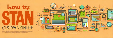 Discover effective organizing strategies and design inspiration to create an efficient and clutter-free workspace that boosts productivity and creativity.の素材