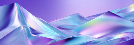 Soft pastel colors form a shimmering abstract landscape, reflecting light and evoking tranquility and creativity.の素材