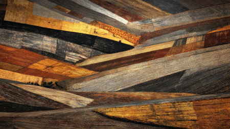 Vibrant agricultural fields display rich earth tones and patterns, reflecting sunlight on a warm afternoon, highlighting the artistry of nature and farming.の素材