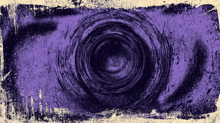 A vibrant purple swirl features a textured backdrop, creating a dynamic visual effect.の素材