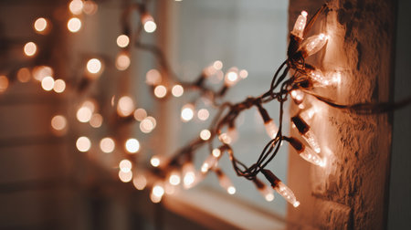 Warm lights adorn the walls, casting a gentle glow and enhancing the tranquil ambiance of the room, creating a cozy evening retreat.の素材