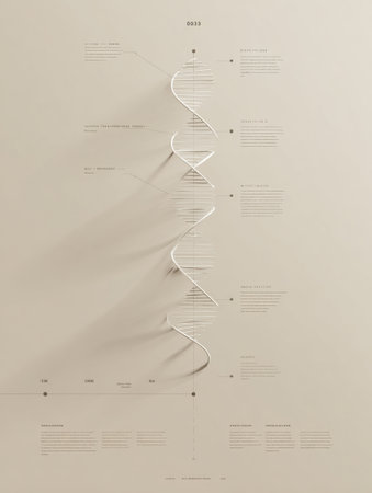 Graphical display illustrates data patterns using smooth curves and a minimalist aesthetic, enhancing the understanding of complex information.の素材