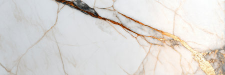 White marble with bold gold and black veins offers an elegant, luxurious surface for upscale interiors.の素材