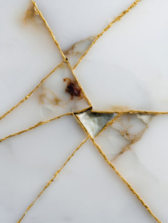 This white marble with stunning gold veining creates intricate patterns, enhancing its elegance and sophistication.の素材