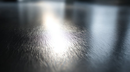Soft light plays on a smooth, reflective surface in a contemporary indoor space, enhancing the calm ambiance.の素材