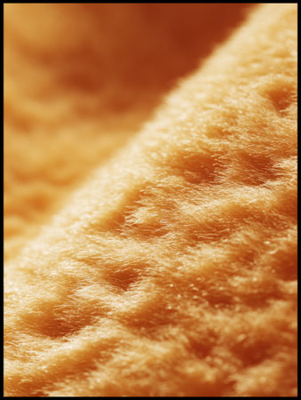 Close orange material detailed texture, subtle shadows, organic patterns.の素材