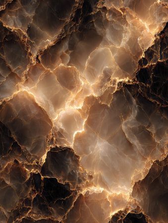 This abstract design merges soft light and intricate patterns, resembling a glowing marbled surface.の素材