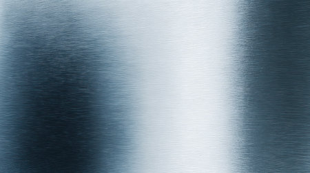 Smooth brushed metal surface exhibits a sleek gradient with subtle variations, emphasizing texture and shine.の素材