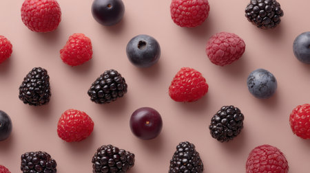 Vibrant mixed berriesの素材