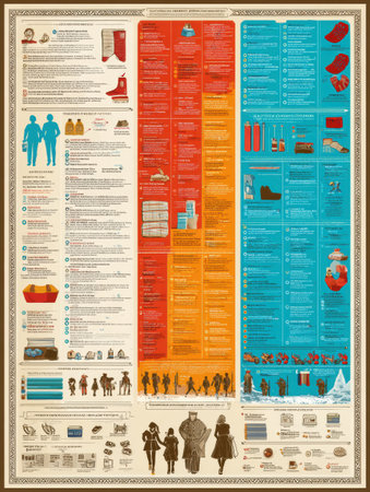 Detailed guide features vital information about emergency kits, safety precautions, and essential resources for disaster readiness and response.の素材