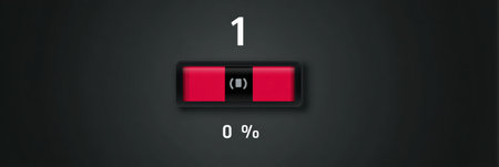 Battery icon indicates low power at zero percent, emphasizing common stress linked to device reliance in a minimalist style.の素材