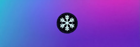 The banner features a stylized tire and snowflake icon set against a smooth gradient background, symbolizing winter services.の素材