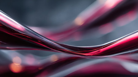 Red wine swirls with elegance in the glass, creating mesmerizing motion against a premium dark background with subtle reflections.の素材