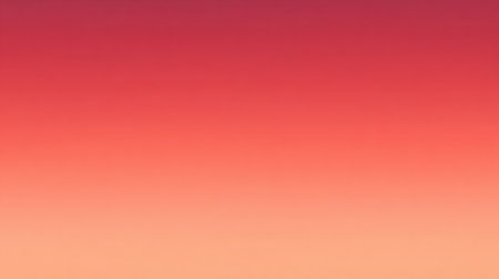 A coral sunset gradient appears in the sky during dusk, showcasing soft lighting and a smooth transition of colors at the center.の素材