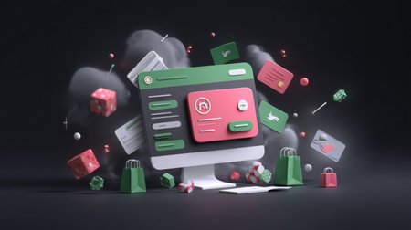 Visual representation of a fake payment form used in online fraud, illustrating tactics employed in e-commerce scams and cybercrime.の素材