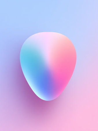 A trust and security branding background shows a shield shape silhouette on a soft gradient. The center remains empty to highlight the design.の素材