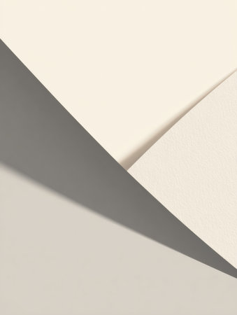 Neutral beige gradient creates a soft background with gentle shadows, offering a blank field for various design projects and creative work.の素材