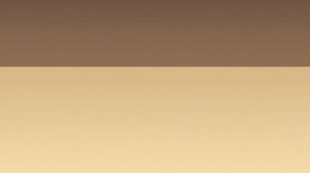 A warm cocoa beige gradient fills the space with depth, leaving the center blank for creative use in designs or projects.の素材