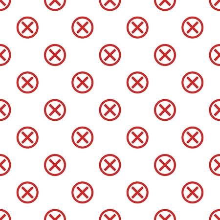 No sign pattern seamlessのイラスト素材