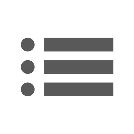 List icon vector simpleのイラスト素材