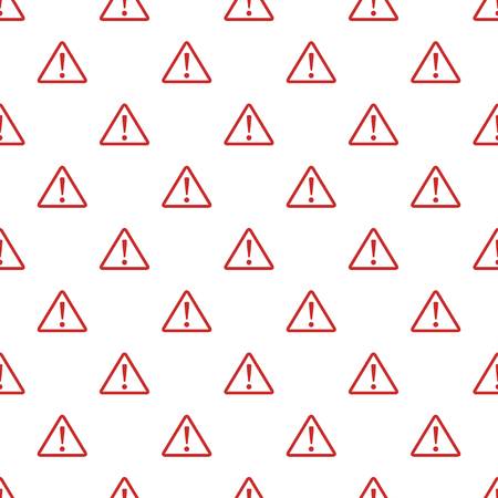 Warning sign pattern seamlessのイラスト素材