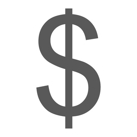 Dollar icon vector illustrationのイラスト素材