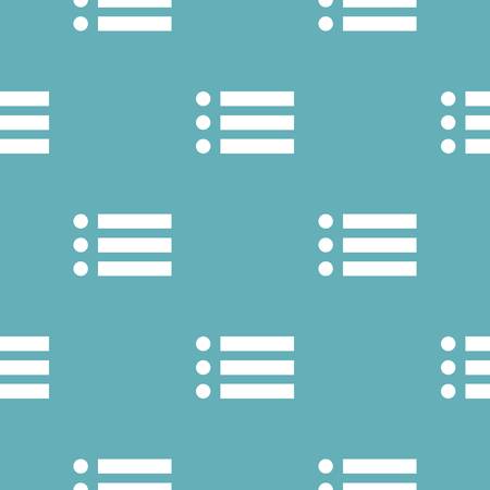 Simple illustration of list seamless pattern on blue background.のイラスト素材