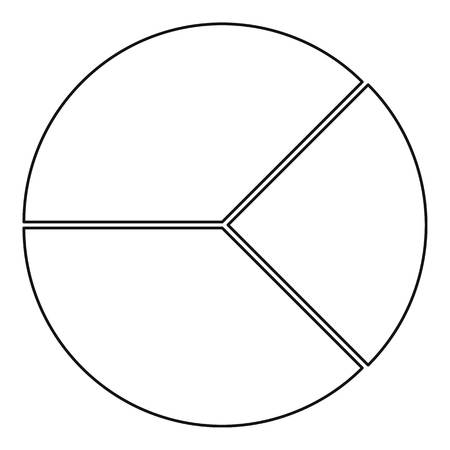 Circle graph icon.のイラスト素材