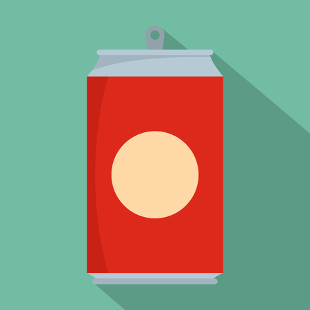 Soda icon. Flat illustration of soda vector icon for webのイラスト素材