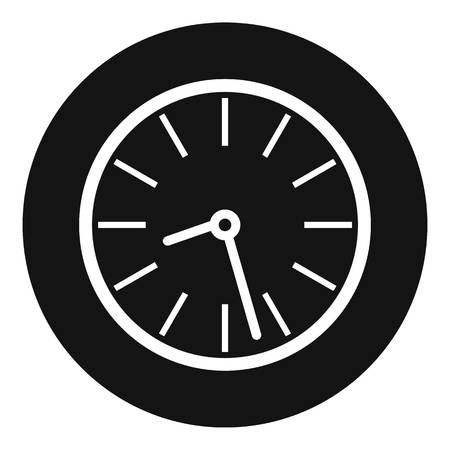 Clock business icon. Simple illustration of clock business vector icon for webのイラスト素材
