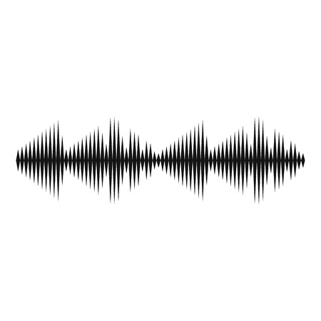 Equalizer voice icon. Simple illustration of equalizer voice vector icon for webのイラスト素材